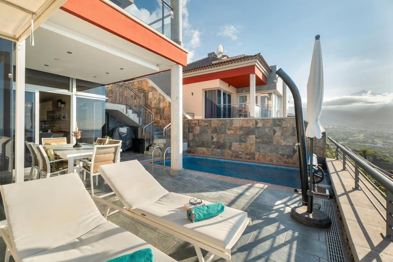 Villa Golden Horizon Con Piscina Privada Climatizada Santa Ursula  Exterior photo